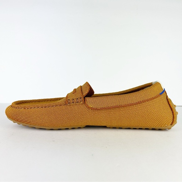Rothy’s The Driver Loafer Cognac Eco Friendly Vegan Shoes - Picture 9 of 13